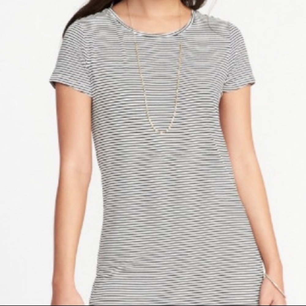 Old Navy. Fitted jersey midi dress.